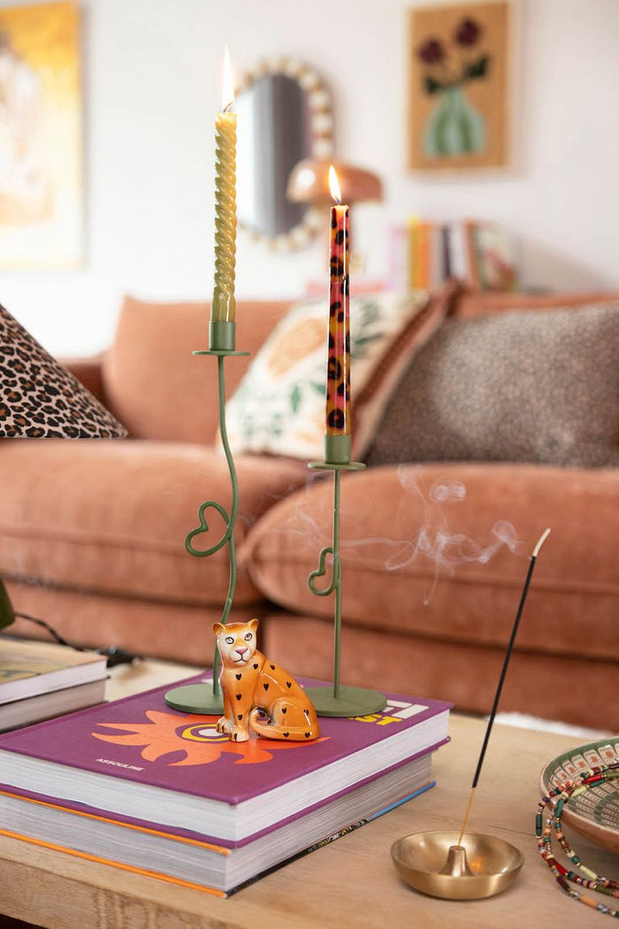 Sissy-Boy Groene kandelaar met hart