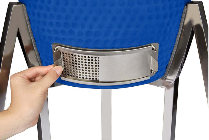 Buccan BBQ - Kamado barbecue - Large 16" - Blauw