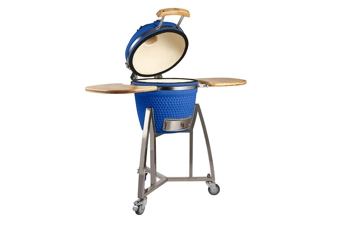 Buccan BBQ - Kamado barbecue - Large 16" - Blauw