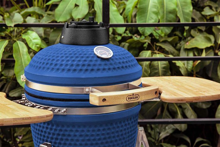 Buccan BBQ - Kamado barbecue - Large 16" - Blauw