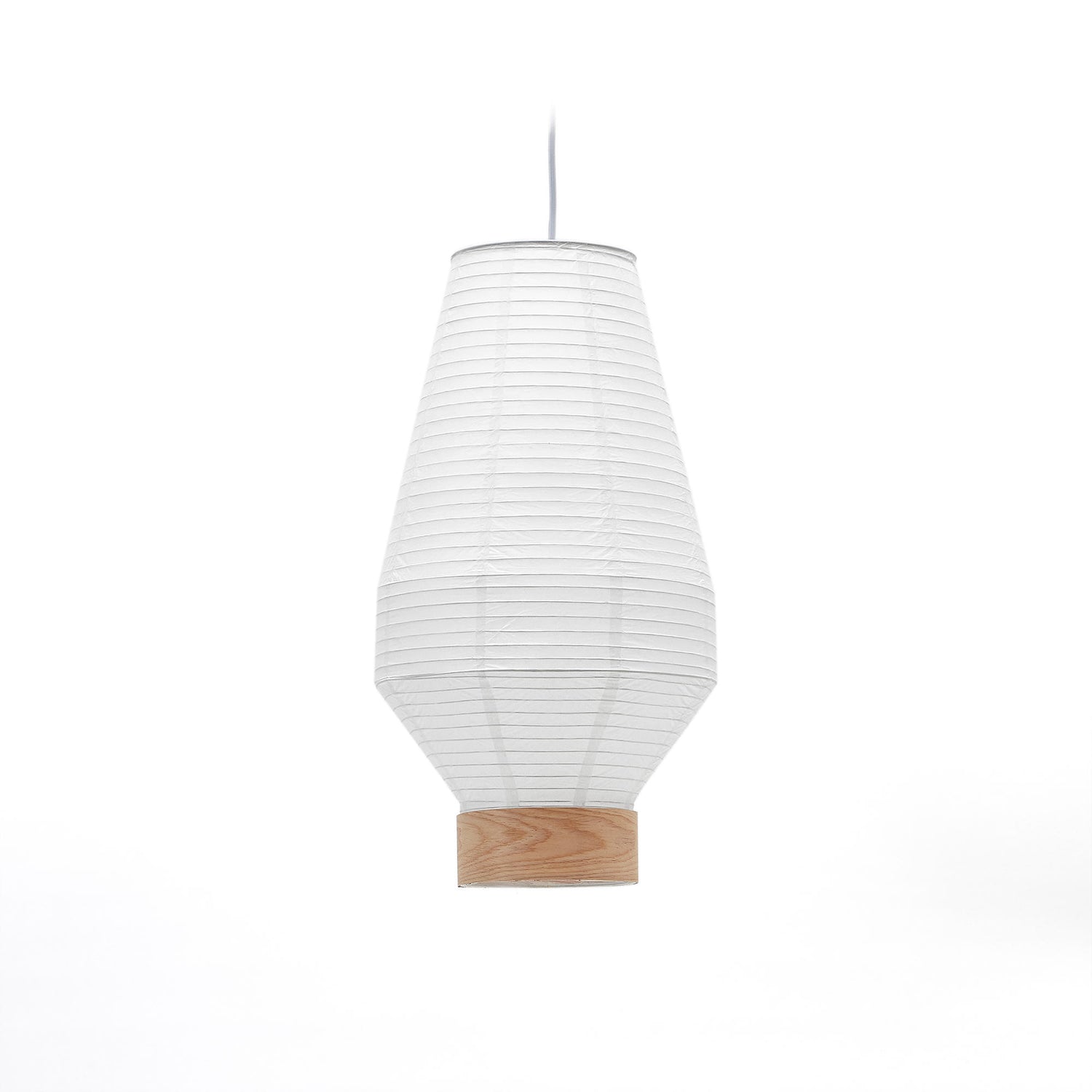 Kave Home - Lampenkap Hila voor plafondlamp van wit papier en