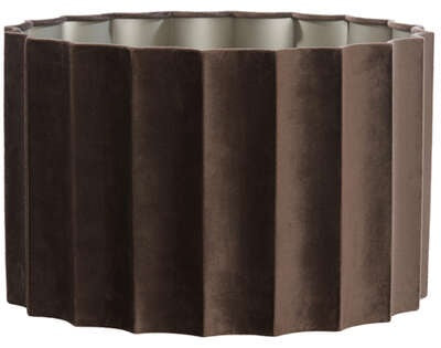 Light&living Kap cilinder 35-35-22 cm DISLI velvet donker bruin