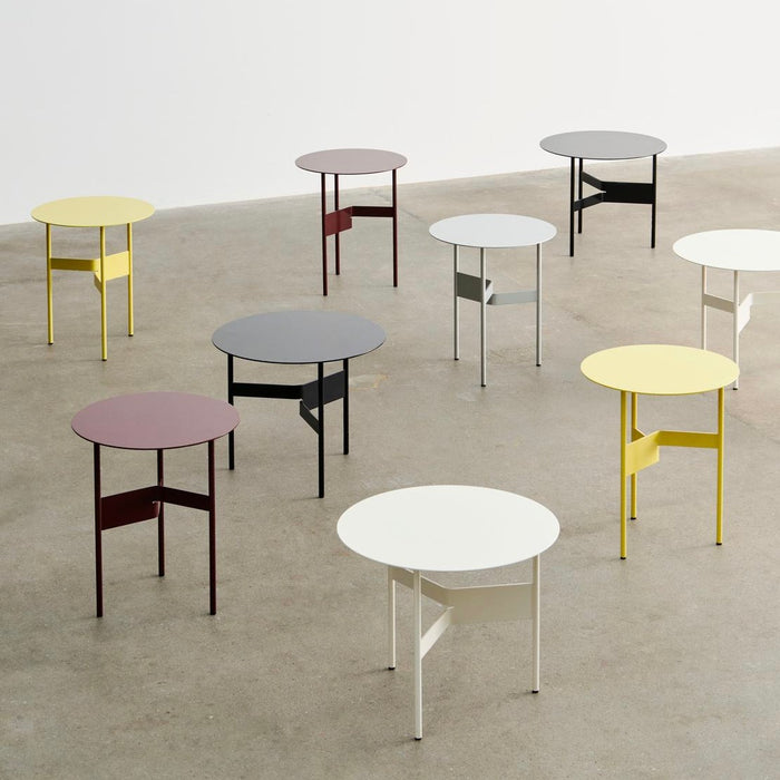 HAY Shim Bijzettafel Ø 45 cm - Bordeaux