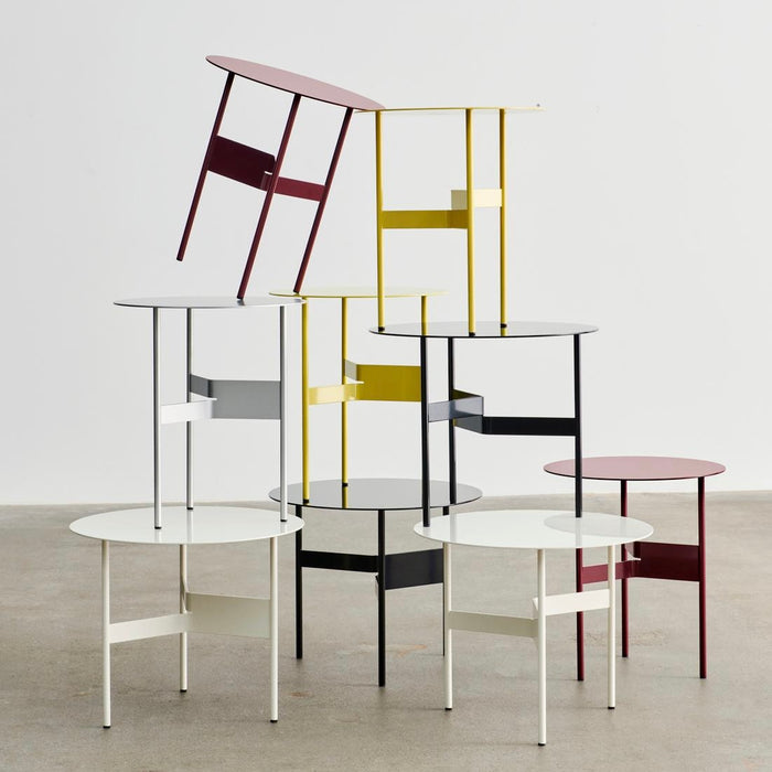 HAY Shim Bijzettafel Ø 45 cm - Bordeaux