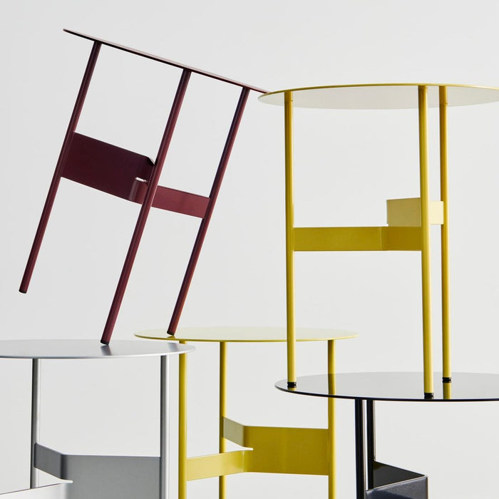 HAY Shim Bijzettafel Ø 45 cm - Bordeaux