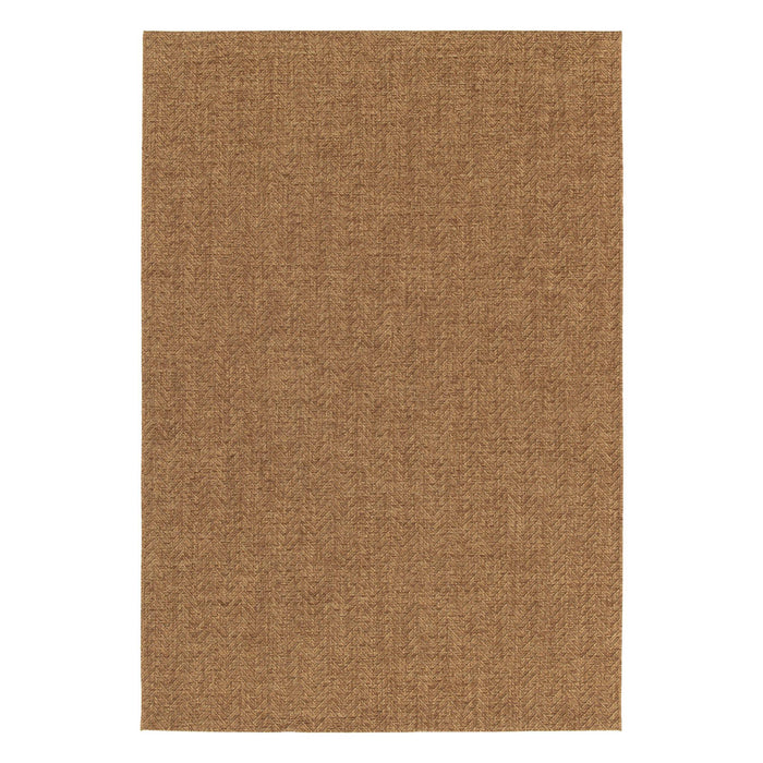 sweeek - Jute-effect tapijt voor binnen en buiten in caramelkleur