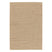 sweeek - Licht jute-effect tapijt voor binnen en buiten