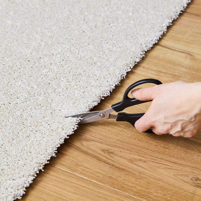 sweeek - Crèmekleurig interieurtapijt in velours