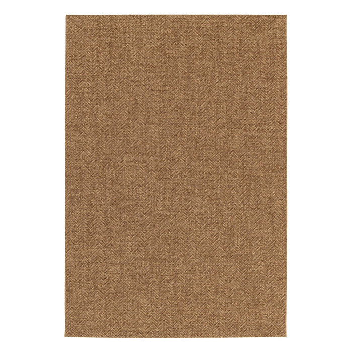 sweeek - Jute-effect tapijt voor binnen en buiten in caramelkleur