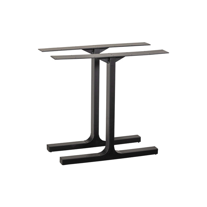 WOOOD Tablo T-poot - Metaal - Zwart - Set van 2