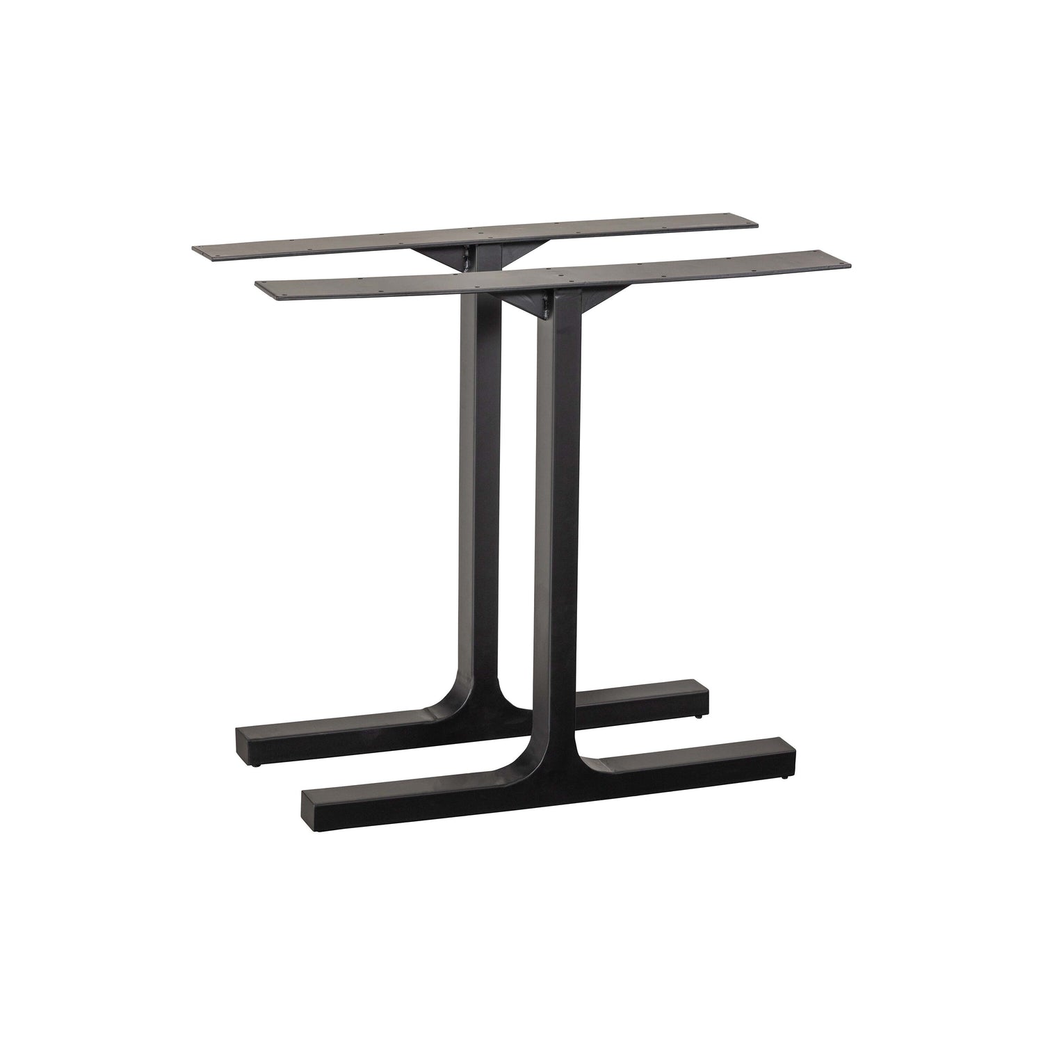 WOOOD Tablo T-poot - Metaal - Zwart - Set van 2