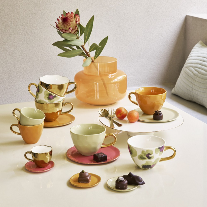 Urban Nature Culture Good Morning Cappuccino / Theekop - Caramel - 4 st.