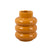 present time - Vase Bobbly Glazed ceramic medium ochre yellow