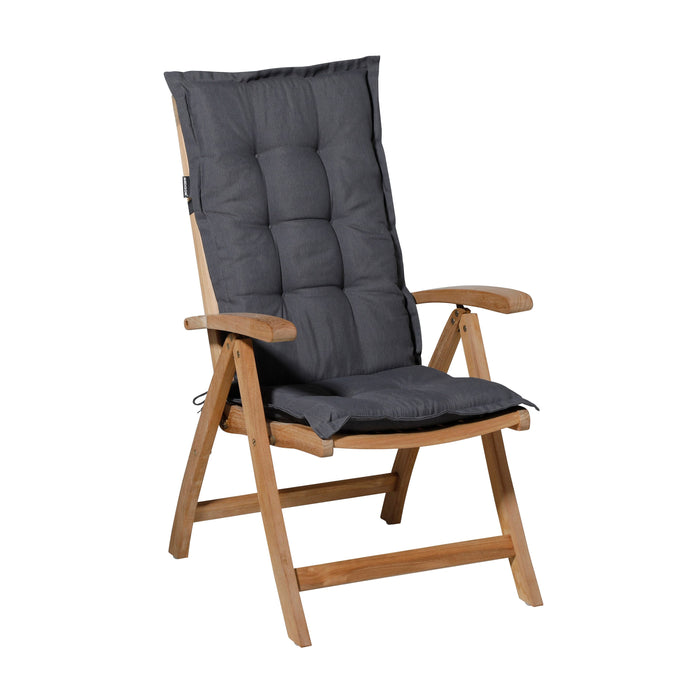 Madison Tuinstoelkussen hoge rug 50x123 cm Panama Grey