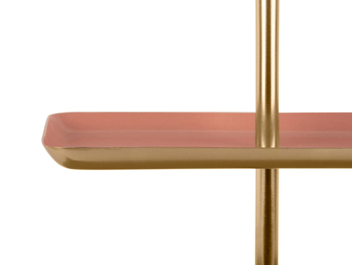 present time - Etagère Festive - Roze - 31x16x36cm