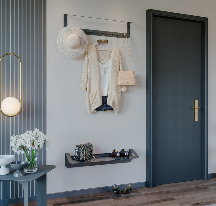 Gorillz Linea - Wandkapstok - Zwart