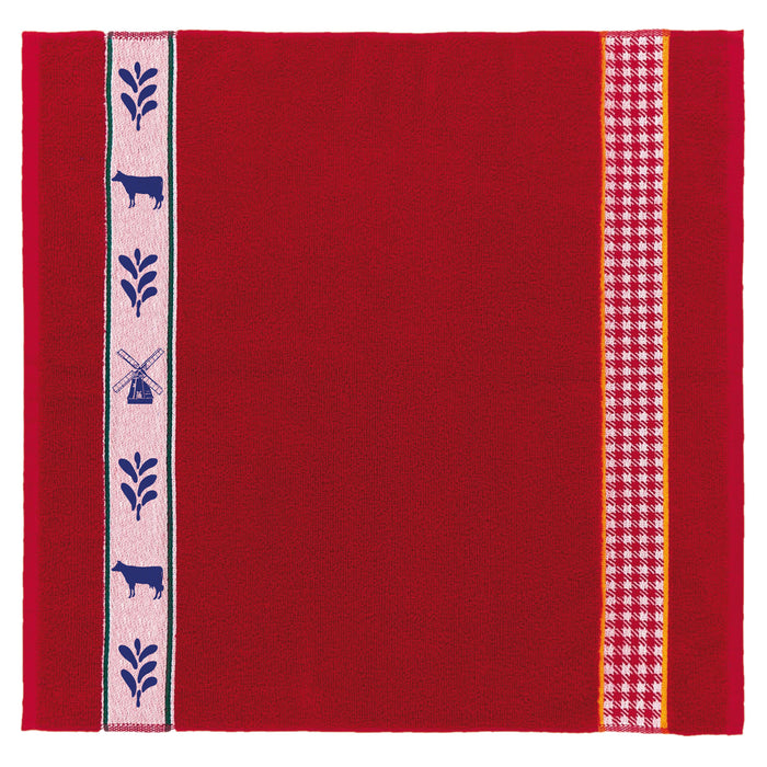 DDDDD keukendoek Reness - 50x55cm - Rood - 6 stuks