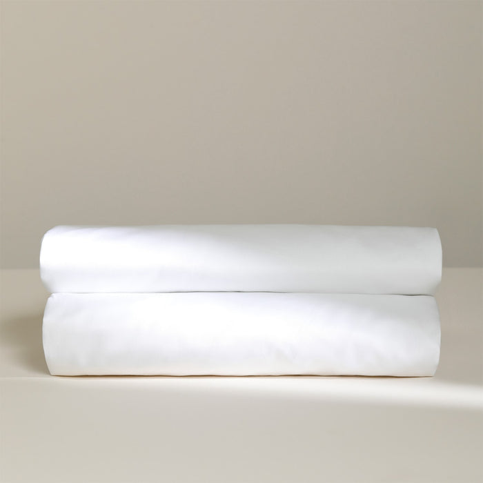 Damai Hoeslaken Biologisch Katoen Satijn 30cm Hoekhoogte - white