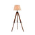 QUVIO Vloerlamp driepoot hout met beige kap - QUV5041L-WOOD