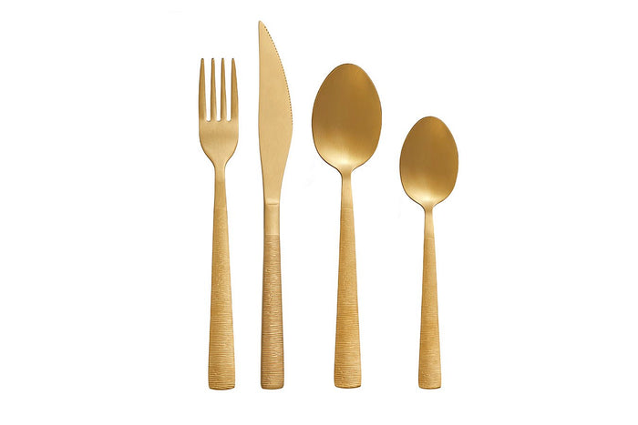 Buccan - Bestekset - Florence - 24 delig - Goud