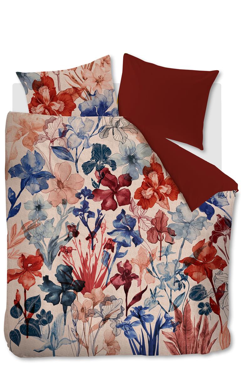 Beddinghouse Iris Field  Dekbedovertrek - 260x200|220 - Rood