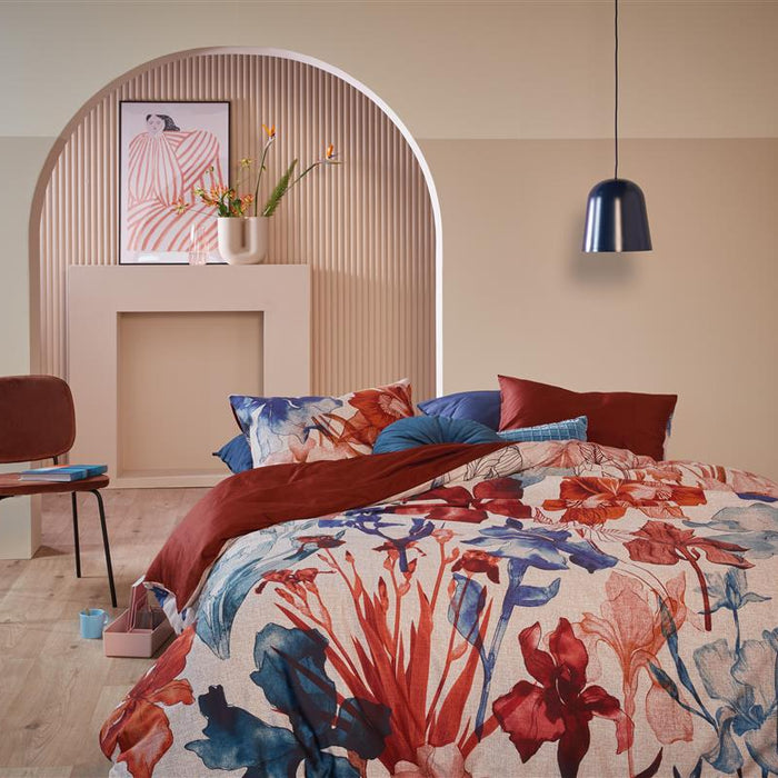 Beddinghouse Iris Field  Dekbedovertrek - 260x200|220 - Rood