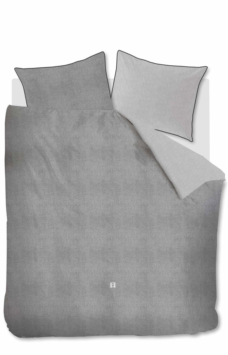 Riviera Maison Gingham  Dekbedovertrek - 260x200|220 - Grijs