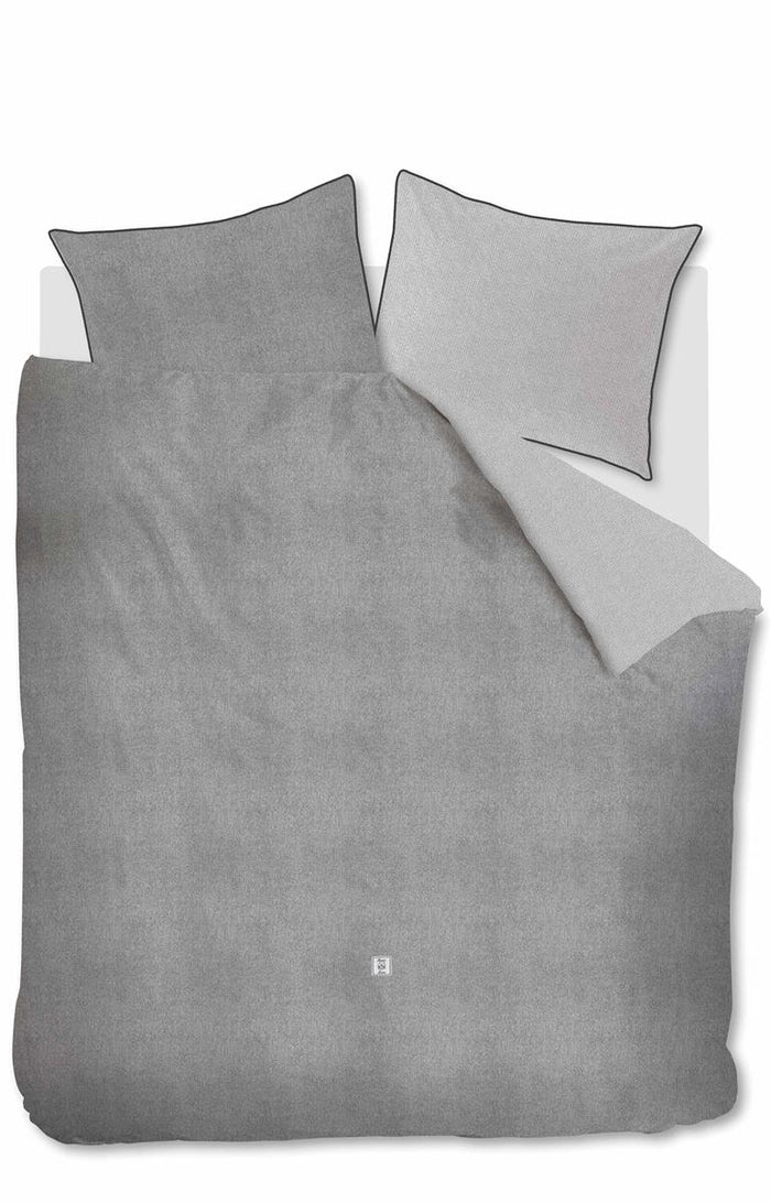 Riviera Maison Gingham  Dekbedovertrek - 260x200|220 - Grijs