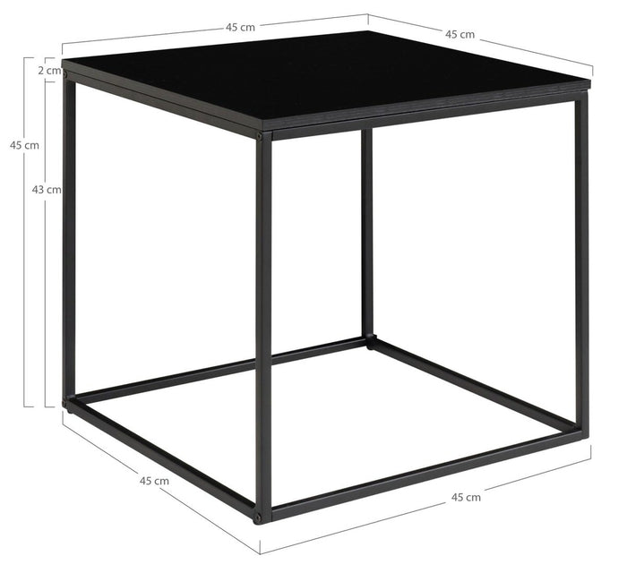 House Nordic Bijzettafel Zwart