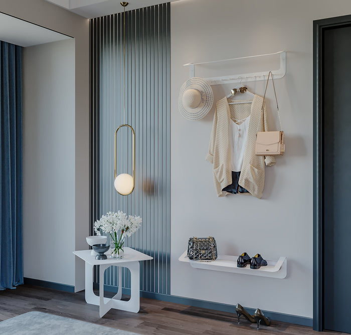 Gorillz Linea - Wandkapstok - Wit