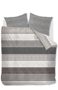 Riviera Maison Tailor  dekbedovertrek - 200x200|220 - Antraciet