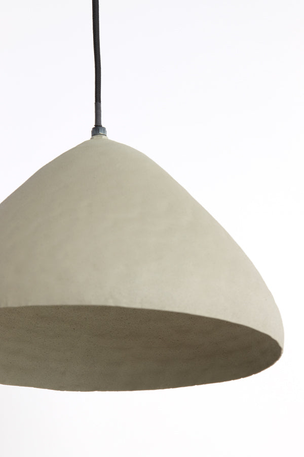 Light & Living Light&living Hanglamp Ø40x25 cm ELIMO mat licht grijs