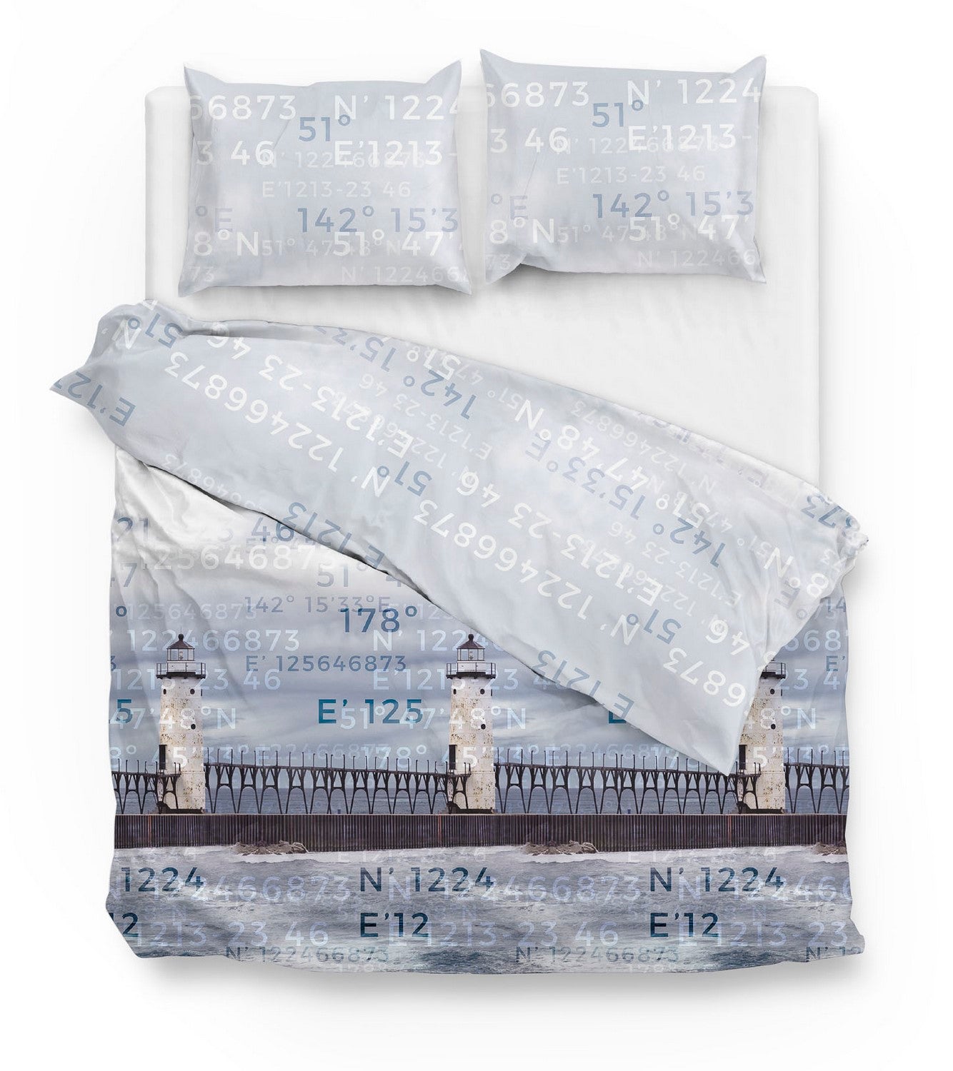 Zo Home Dekbedovertrek Katoen Satijn Tanner - blue 140x200|220cm