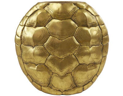 Light & Living Light&living Vaas deco 51x14x50 cm TURTLE antiek brons