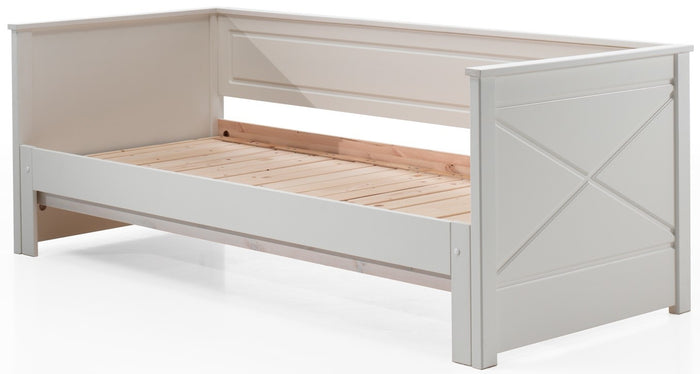 Vipack Pino Kajuitbed Uitschuifbaar met Slaaplade Wit