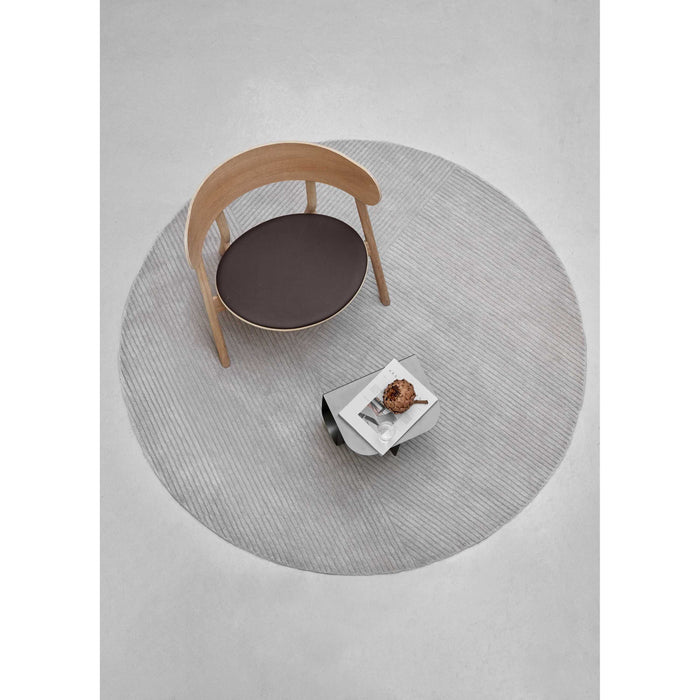 Row circular vloerkleed Ø200 donkergroen