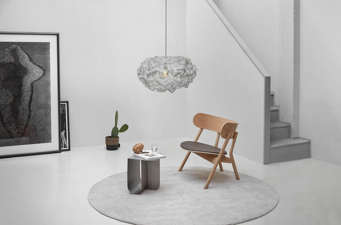 Row circular vloerkleed Ø200 donkergroen