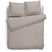 Eleganzzz Dekbedovertrek Flanel Uni taupe