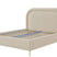 NADUVI Collection Bedframe Lorena chenille 180 x 200 cm