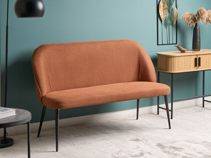 Beliani - OSBY - Tweezitsbank - Bruin - Polyester