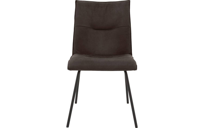 Goossens  Eetkamerstoel Milan -  Leder zonder armleuning