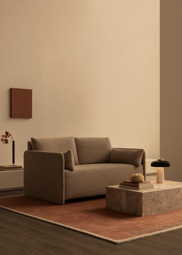 Audo Copenhagen Duomo vloerkleed 270x270 Terracotta Red