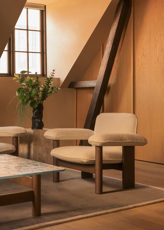 Audo Copenhagen Duomo vloerkleed 270x270 Terracotta Red