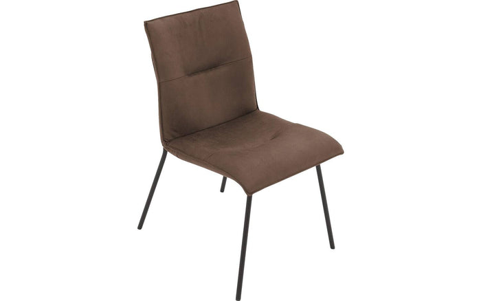 Goossens  Eetkamerstoel Milan -  Leder zonder armleuning