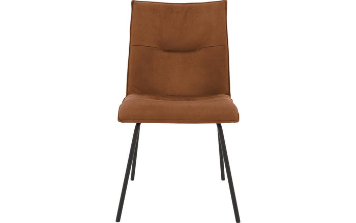 Goossens  Eetkamerstoel Milan -  Leder zonder armleuning