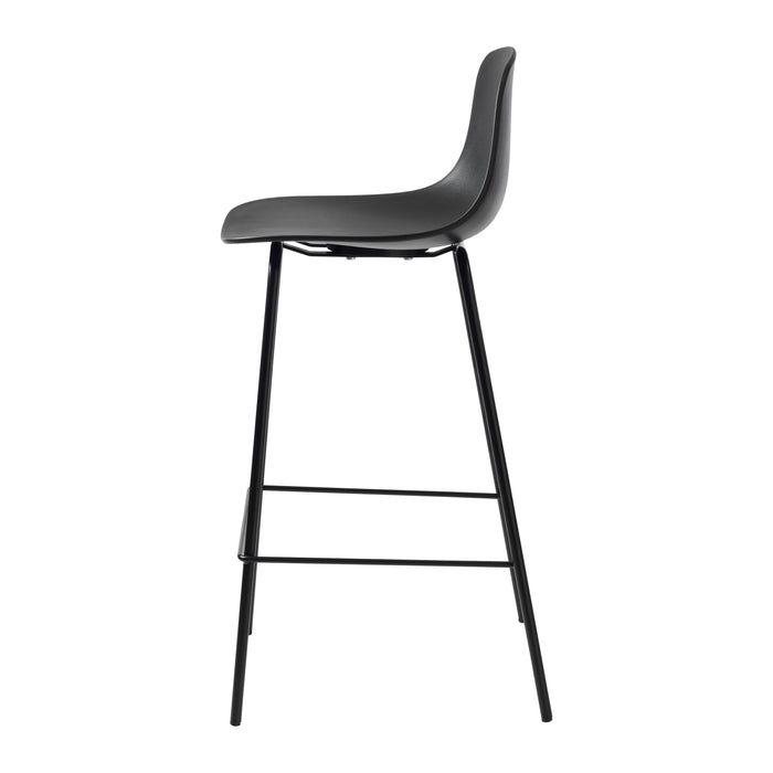 by fonQ Keen Barkruk H 67,5 cm - Zwart