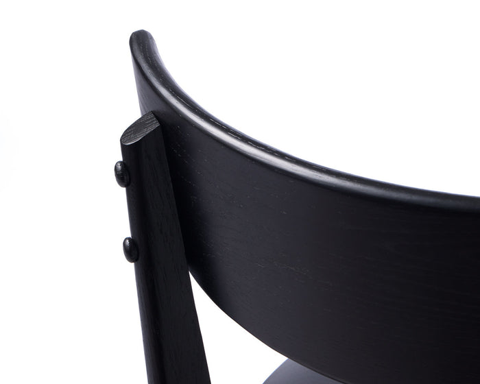 Hygge Interiors Pero Counterstoel Zwart Eiken | PU-Leer set van 2