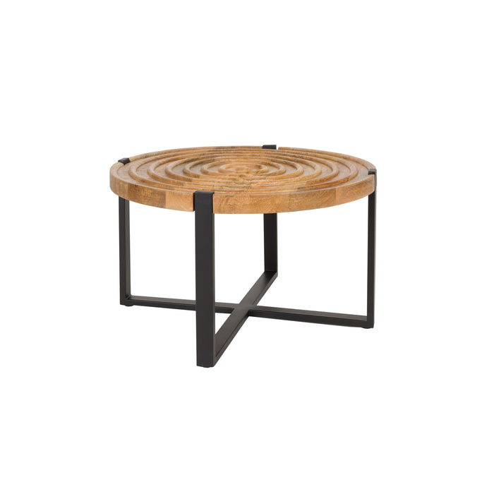 Housecraft Living Buz Salontafel Rond 60 cm Mangohout - Bruin