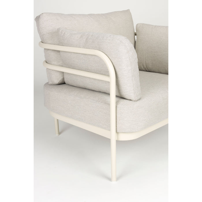 Zuiver Vista Tuin Loungeset bank + 2 fauteuils - Beige