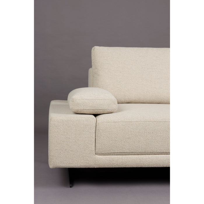 Dutchbone Shelly 3-zitsbank Rechts Chaise Longue Off-White - Wit